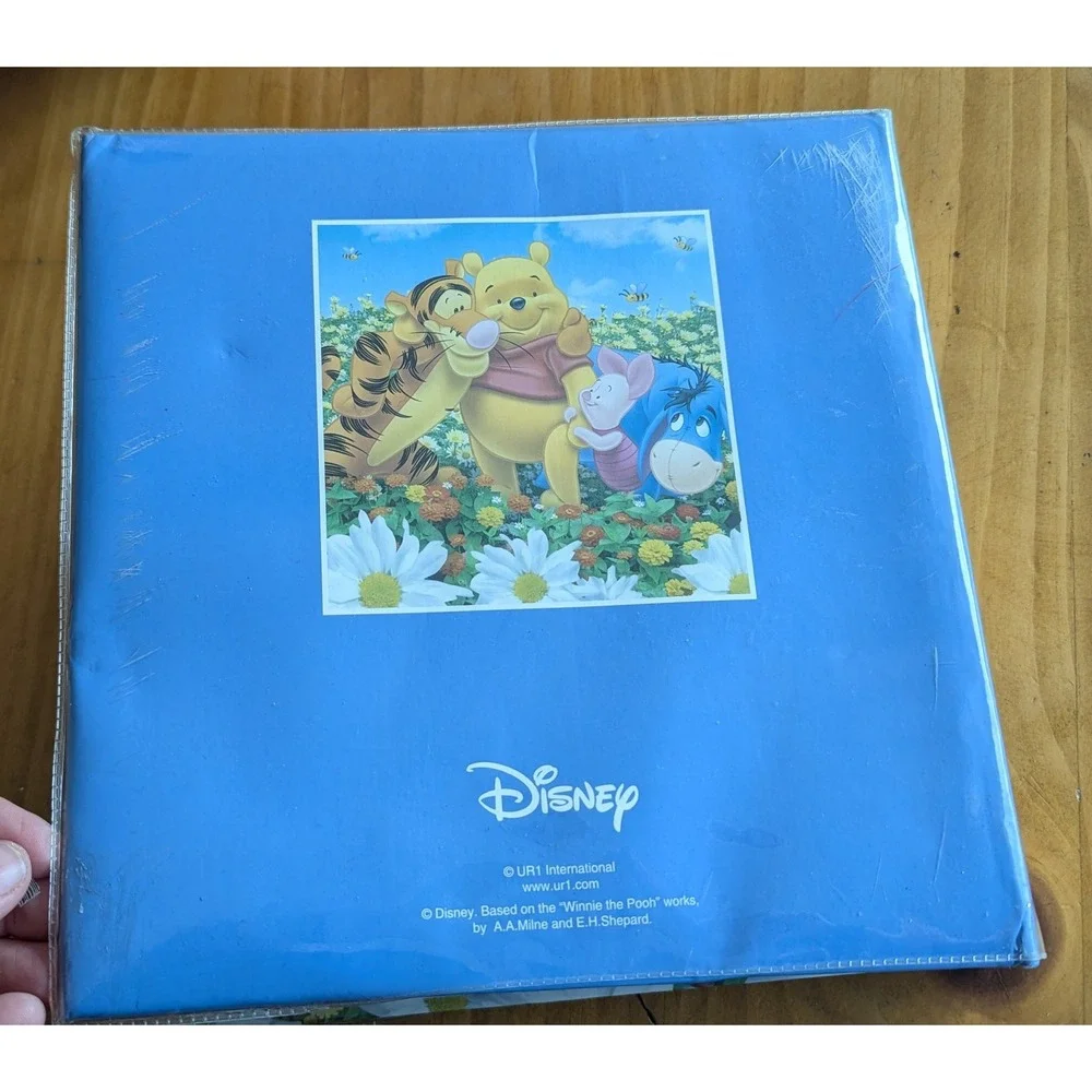 Rare Vintage Disney Winnie the Pooh Friends‎ Blue Photo Album